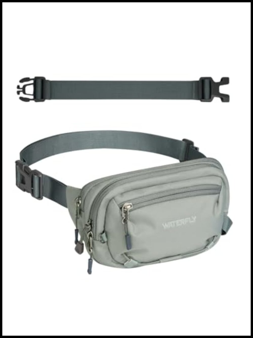 RFID Fanny Pack Waist Bag 1.5L Nylon Running Travel